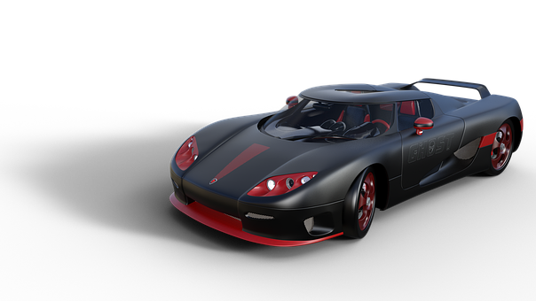Auto, Sportovní Auto, Modelka, 3D