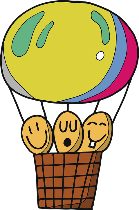 バルーン 人 空 Pixabayの無料ベクター素材