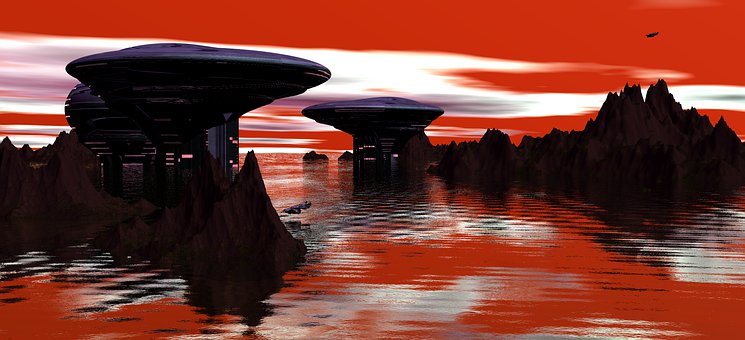 Free Alien Landscape illustration and picture