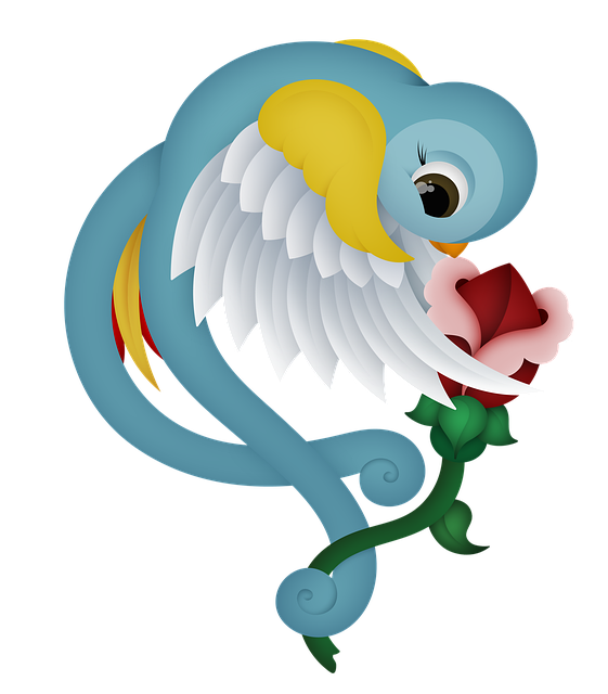 Free Bird Bluebird illustration and picture