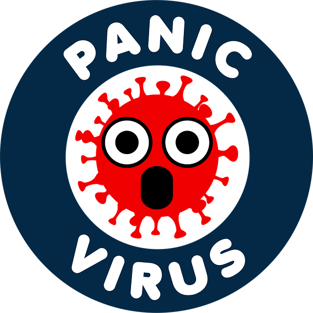 Free panic virus coronavirus emoji vector