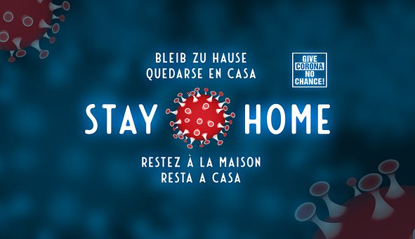 Free Coronavirus Stay Home illustration and picture