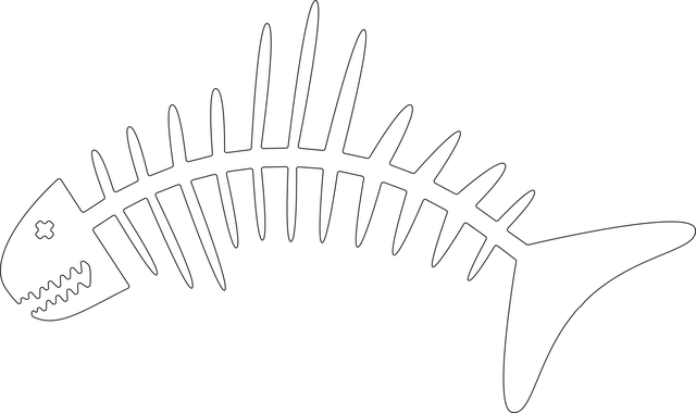 Free Bone Fish vector and picture
