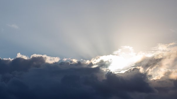 Himmel, Skyen, Sol, Natur, Landskap
