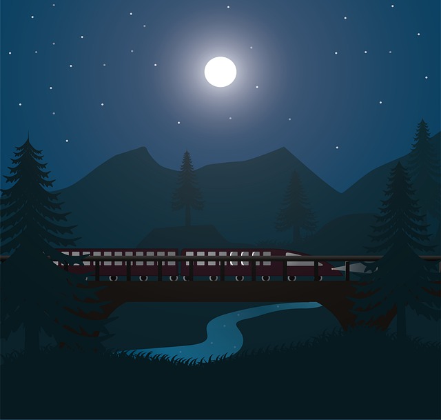 Free stars night sky illustration