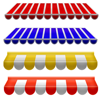 Awnings, Architecture, Storefront