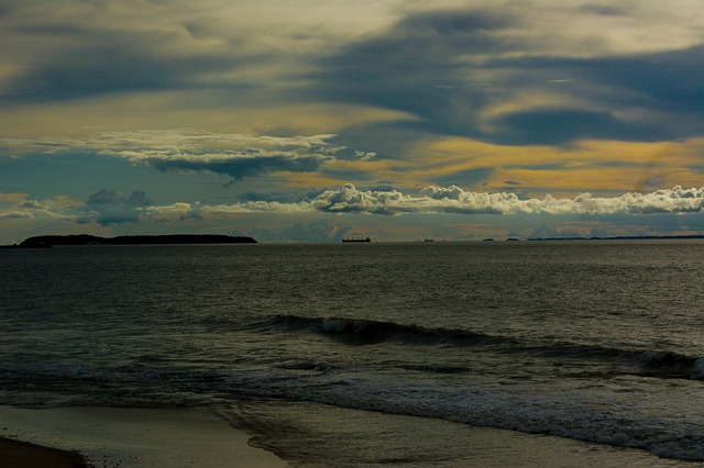 Landskab, Himmel, Ocean, Hav, Strand