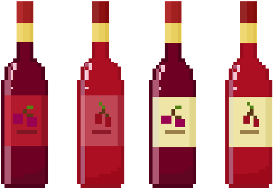 ドット絵 ピクセル ワイン Pixabayの無料画像