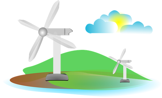 Free Clean Energy Wind illustration and picture