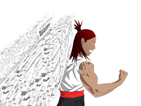 Free Angel Warrior illustration and picture