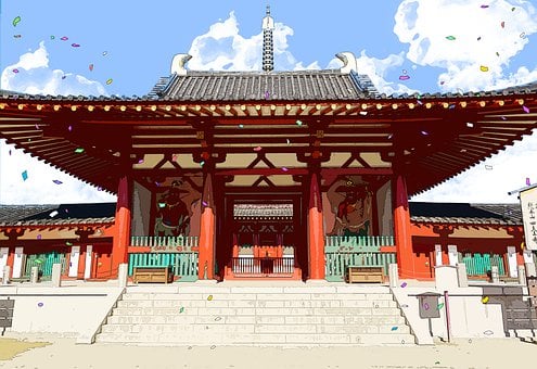 Abbildung Stil, Japan, Osaka, Kyoto