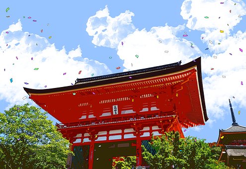 Abbildung Stil, Japan, Osaka, Kyoto