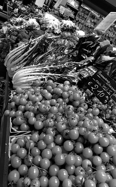 Free Vegetables Black And White photo and picture