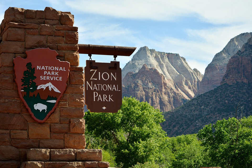 Zion National Park Entrance - Free photo on Pixabay - Pixabay