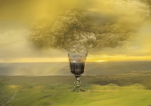Taza, Erupción, Amarillo, Manipulación