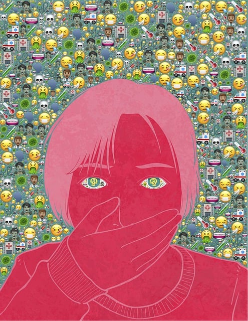 Free infectious health virus illustration