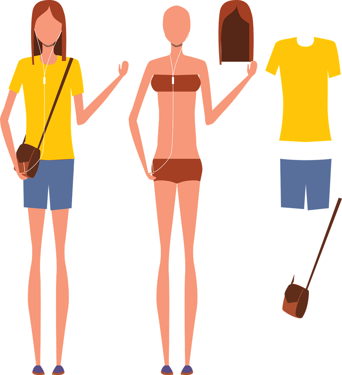 Download free HD stock image of Female Customizable Free female customizable motion graphics vector