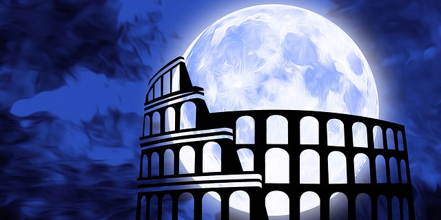 Free colosseum rome italy illustration