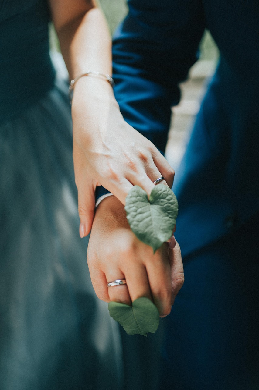 牽手, 結婚, 男女, 盟, 婚禮