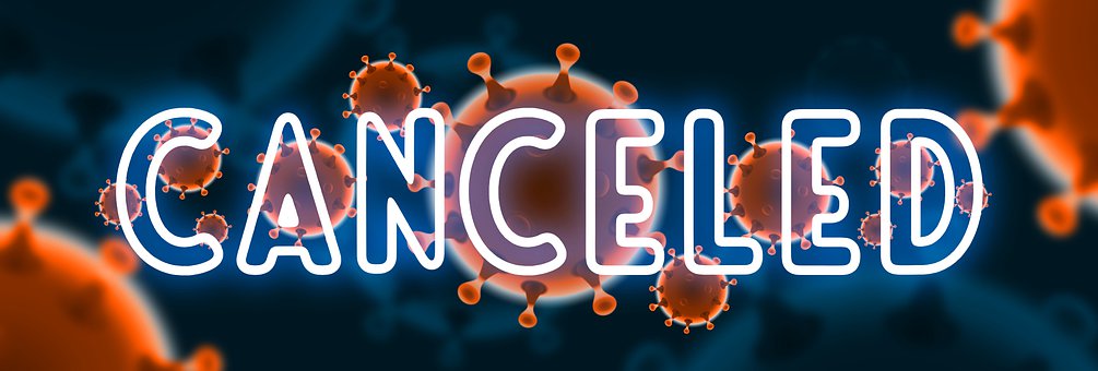 Free Canceled Coronavirus illustration and picture