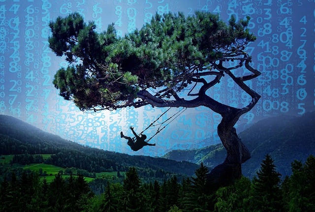 Free swing swinging fantasy illustration
