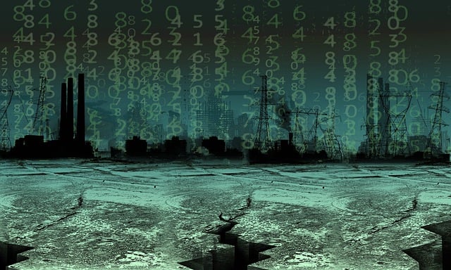 Free industrial dystopian end of the world illustration