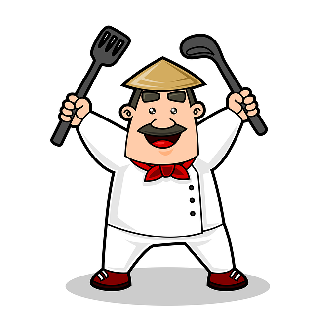 Free chef mascot asian illustration
