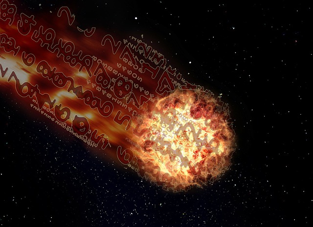 Free asteroid matrix destruction illustration