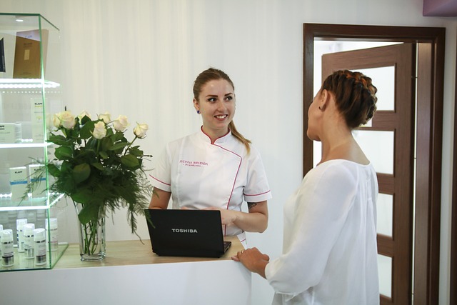 Rezeption, Spa, Anmeldung, Klinik