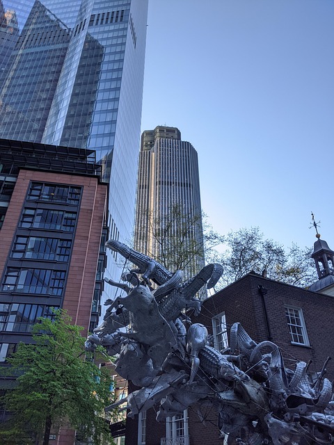 Lockdown, London, Stadt, Büro, Gebäude