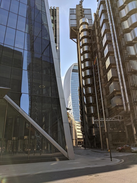 Lockdown, London, Stadt, Büro, Gebäude