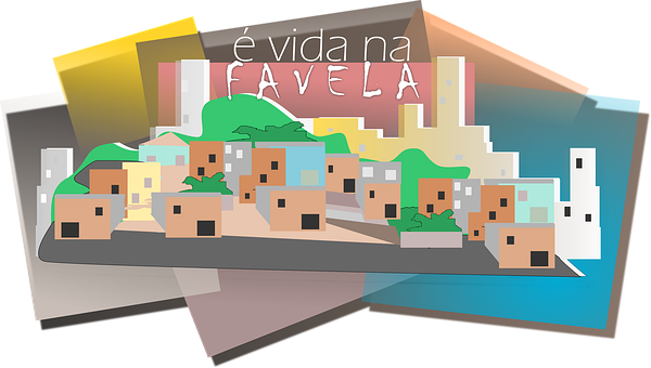 Free Shanty Town Hill illustration and picture