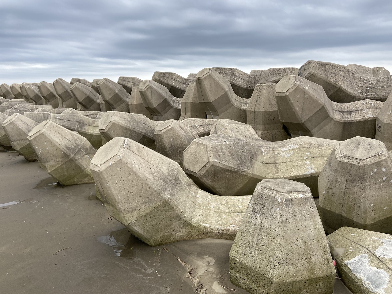 海 テトラポッド 浜辺 Pixabayの無料写真