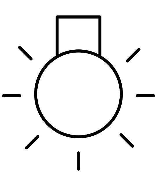 Free Smart Home Symbol Thin Line vector and picture