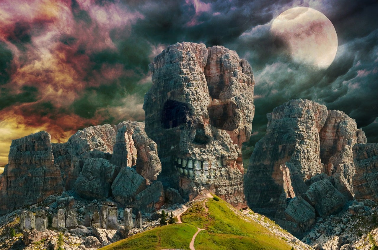 Skull Mountain Landscape Free Image On Pixabay