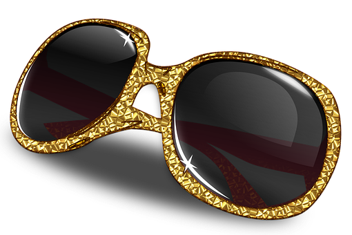 Golden Eye Glasses