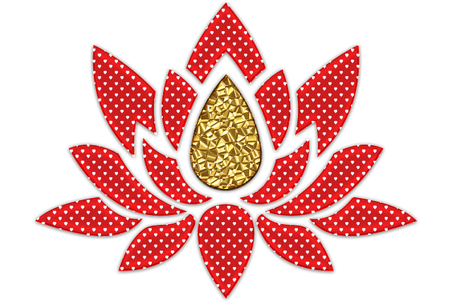 Lotus Hearts Golden Flowers Free Image On Pixabay