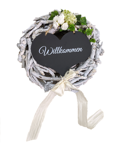 Free Wreath Door Wreath illustration and picture