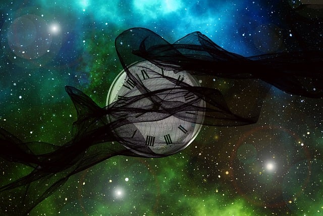 Free universe tape particles illustration
