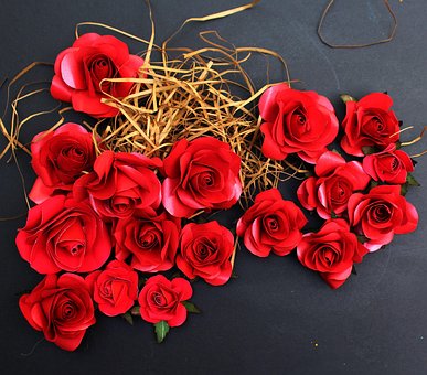 Baggrund, Håndlavet, Rose, Papir