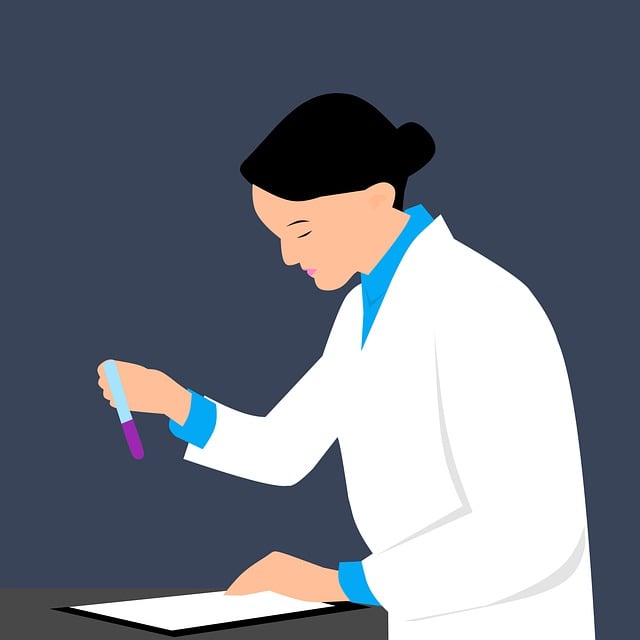 Free doctor research chemical illustration