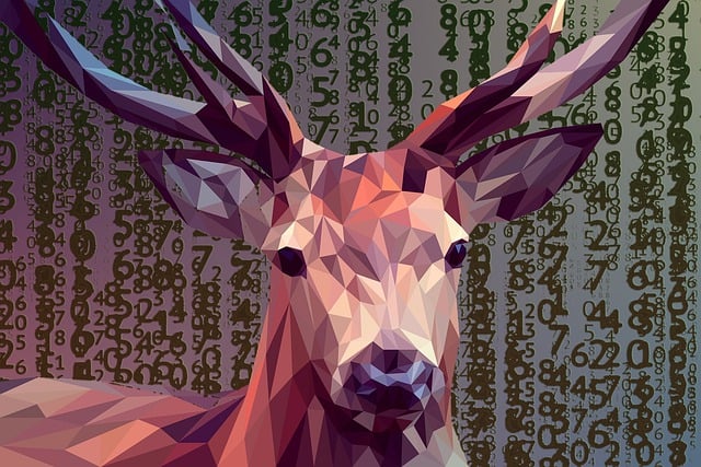 Free deer stag animal illustration
