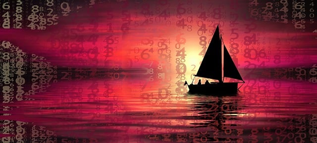 Zeilboot, Zonsondergang, Boot