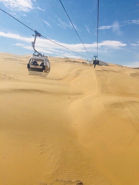 Free Cable Car Desert photo and picture