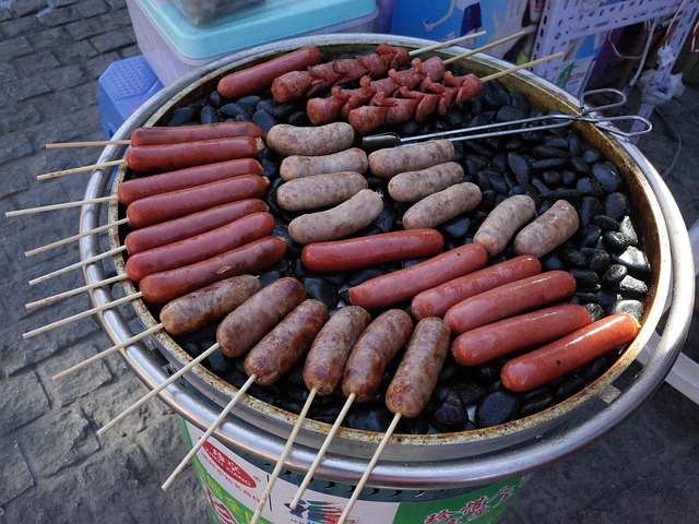 Free Sausage Fire photo and picture