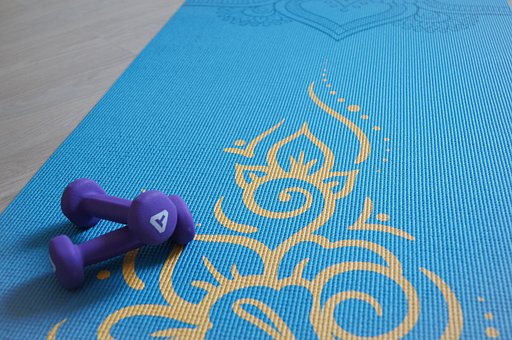Sports, Dumbbells, Mat, Yoga, Aerobics