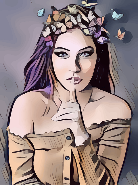 Free fairy woman secret vector