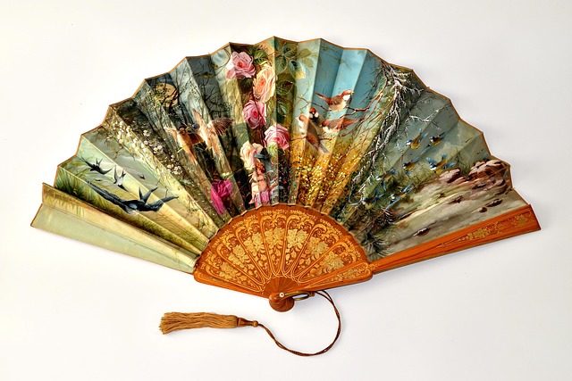 Free Fan Hand-Painted Fan photo and picture