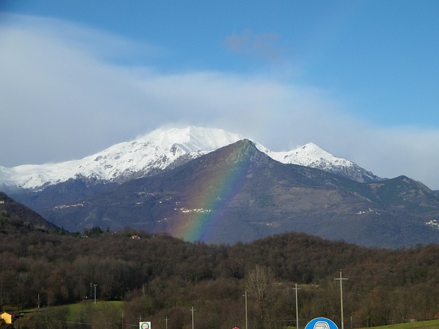 Free Mountain Rainbow photo and picture