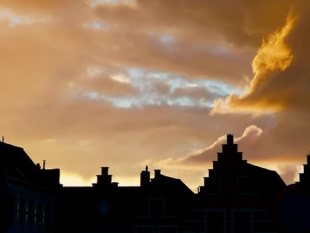 Brügge, Himmel, Belgien, Architektur